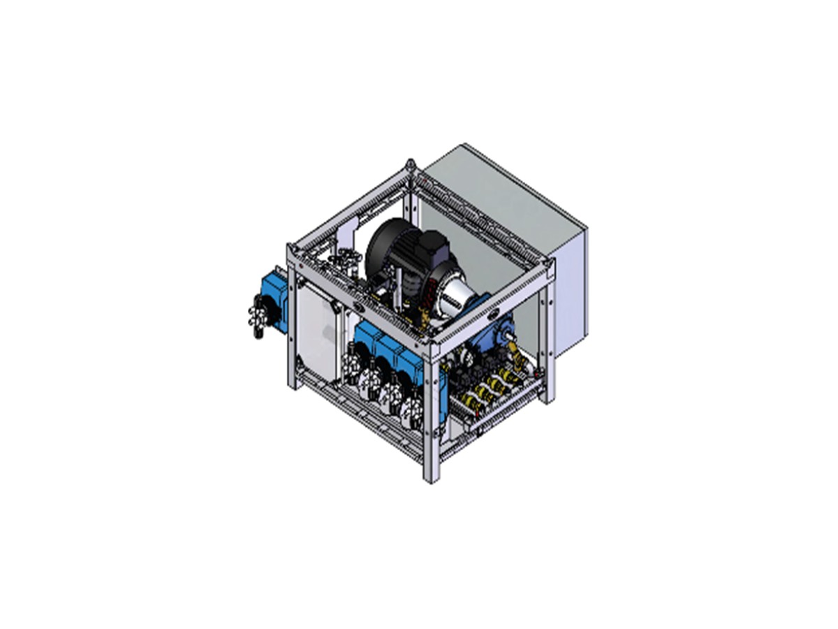 JW100 KSU JetWash Station de lavage en libre-service module de base autonome