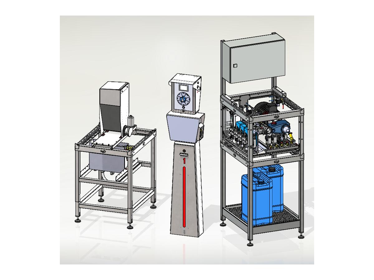 JW100 KSU JetWash SB-Waschanlage - Autarkes Grundmodul